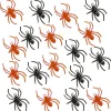 Party City Black & Orange Spider Rings 30Ct| Spiders & Webbing