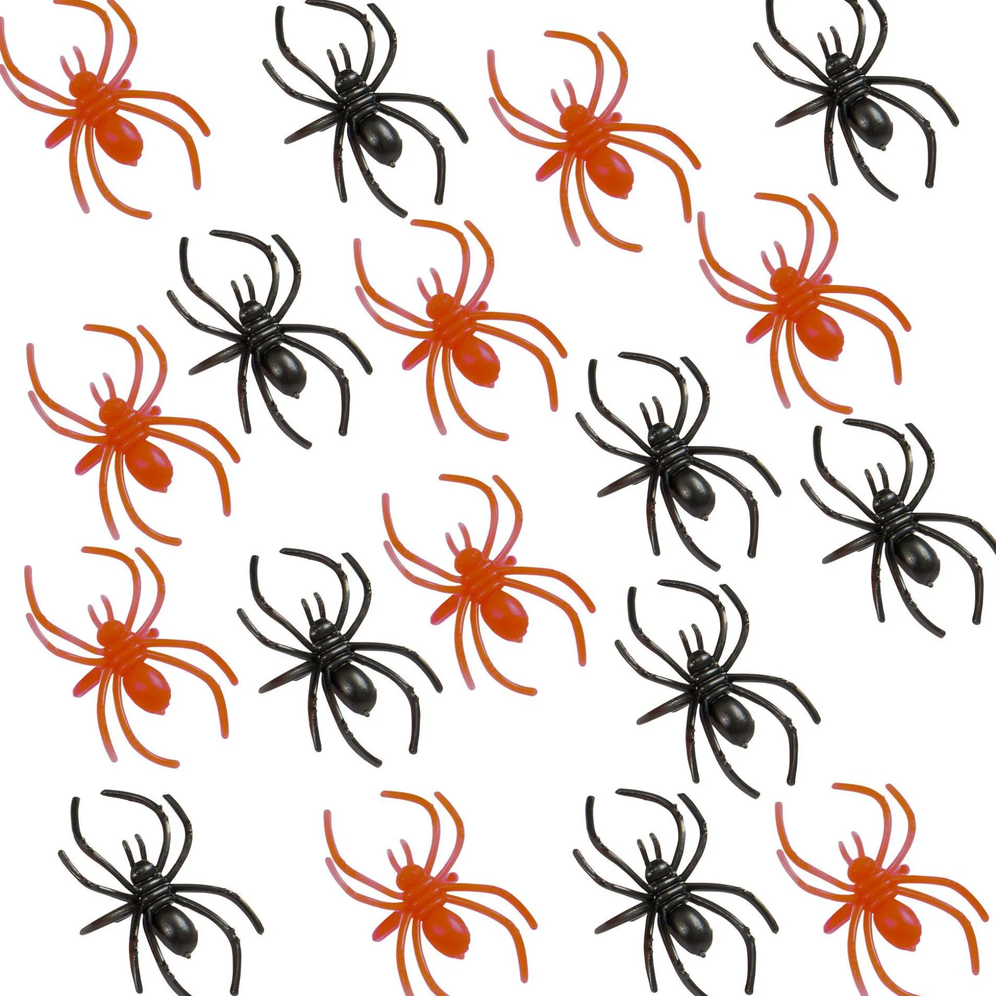 Party City Black & Orange Spider Rings 30Ct| Spiders & Webbing