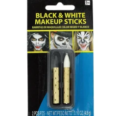 Shop Black & White Makeup Sticks 2Ct Makeup