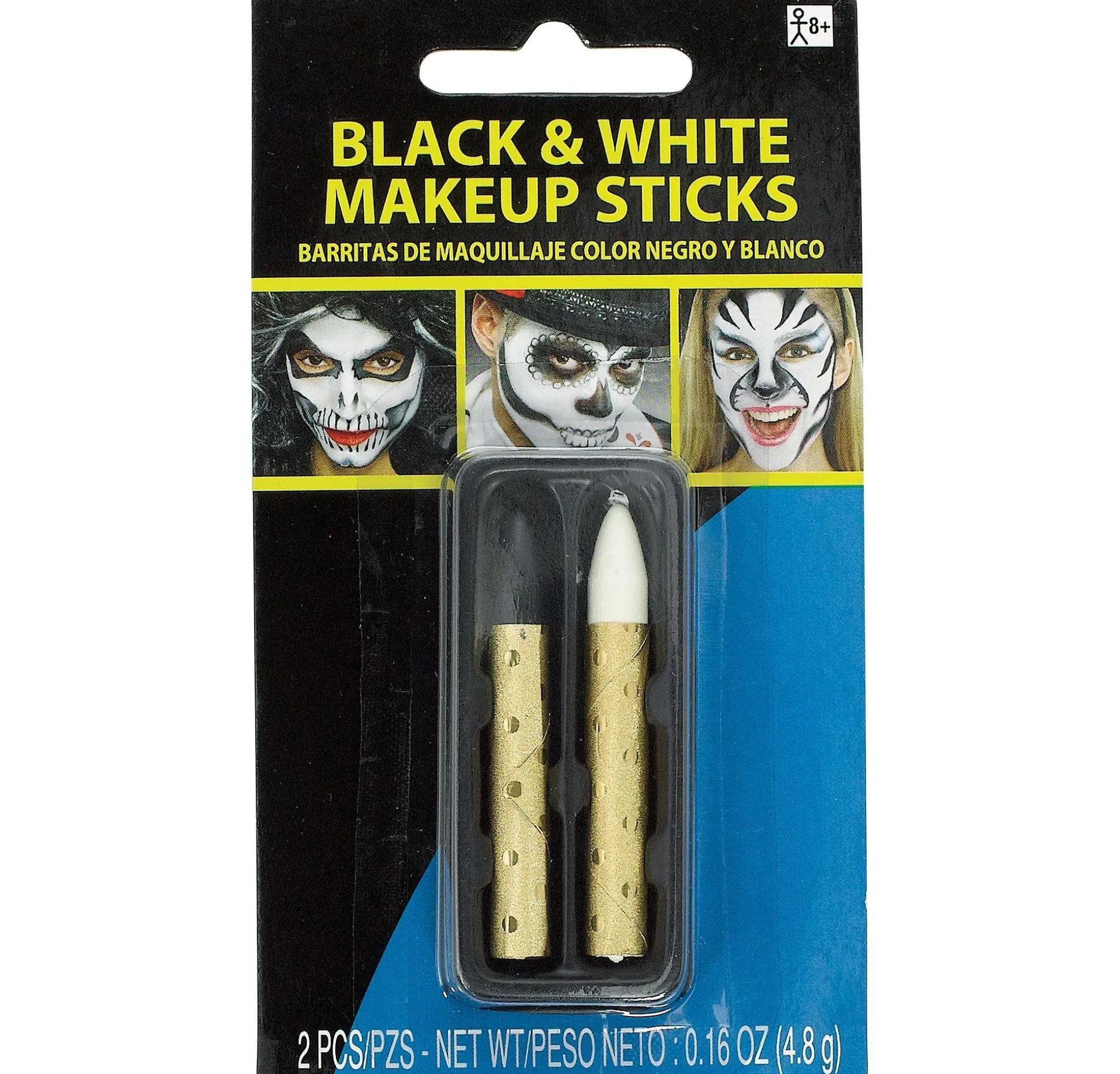 Shop Black & White Makeup Sticks 2Ct Makeup