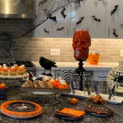 Party City Black Bat Paper Cutouts, 50Ct| Window & Wall Décor