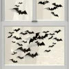 Party City Black Bat Paper Cutouts, 50Ct| Decorations
