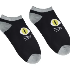 Hot Black Cat Ankle Socks Tights
