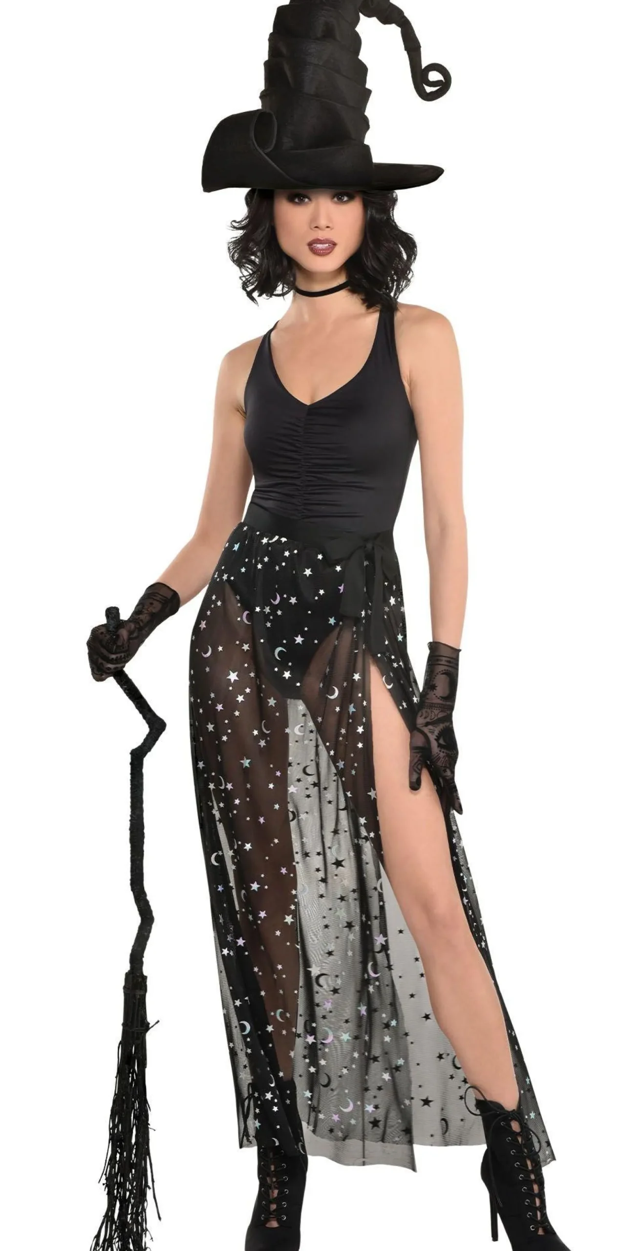 Clearance Black Crooked Witch Hat Witch