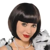 Fashion Black Flapper Wig Wigs