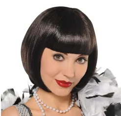 Fashion Black Flapper Wig Wigs