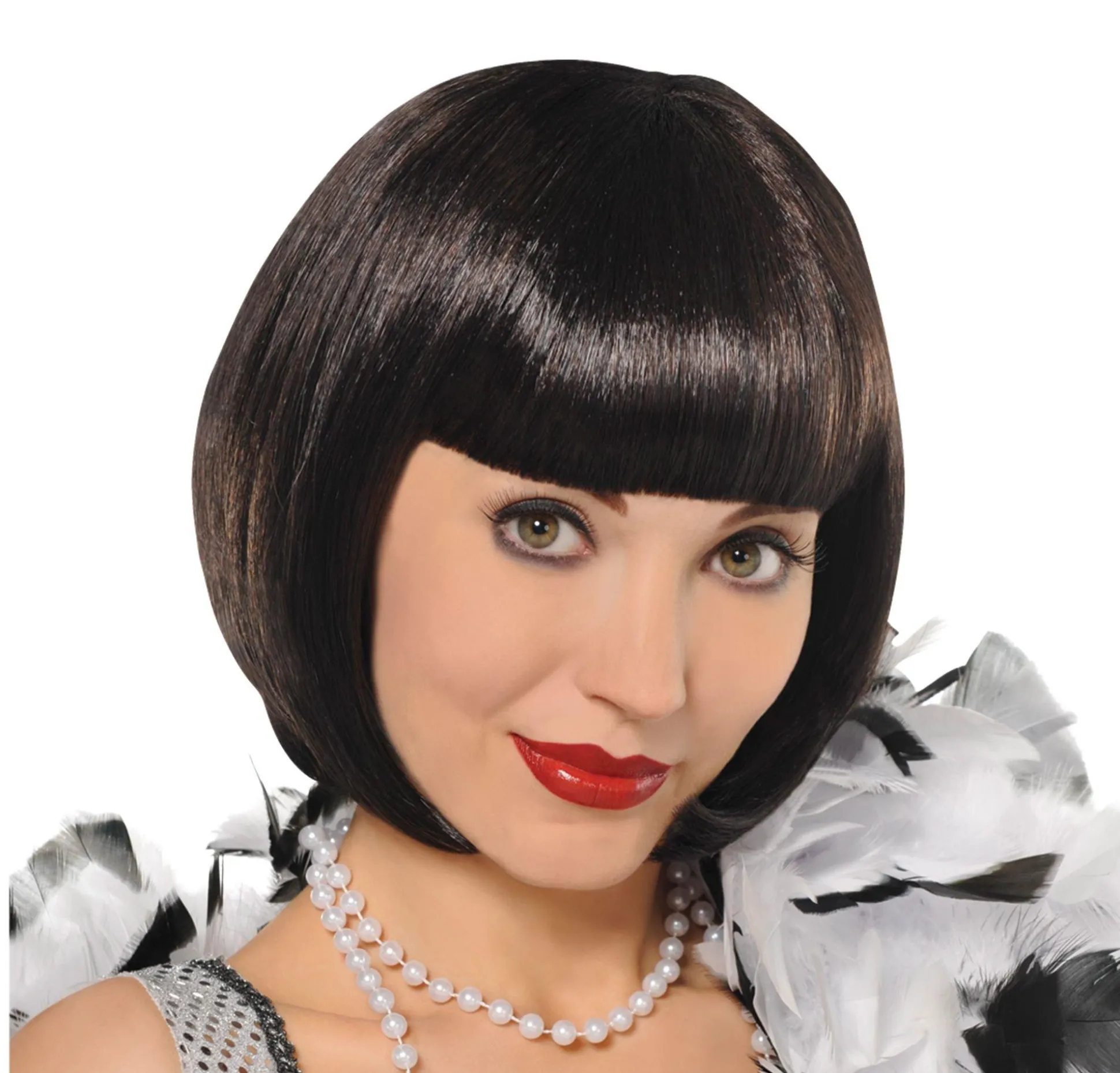 Fashion Black Flapper Wig Wigs