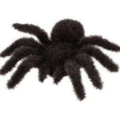 Party City Black Fuzzy Spiders 6Ct| Creatures
