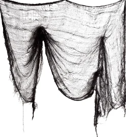 Party City Black Halloween Creepy Cloth| Decorations