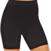 Cheap Black High-Waist Mid-Thigh Shapewear Shorts For Adults Bodywear