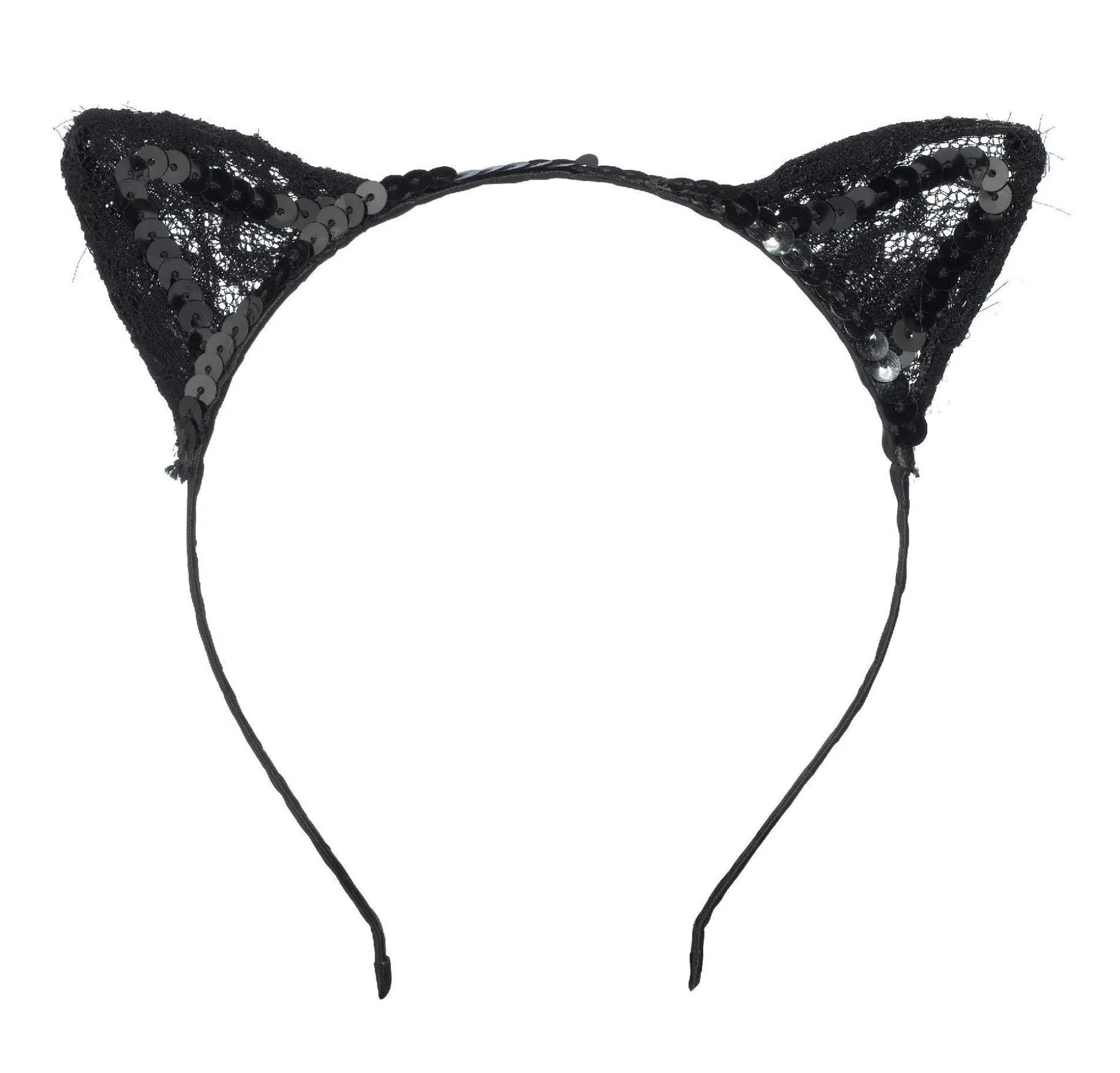 Sale Black Lace Cat Ears Headband Headbands, Tails