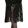 Outlet Black Sequin Roaring 20S High-Waisted Flapper Midi Skirt For Adults Tutus, Skirts
