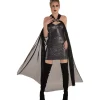 Clearance Black Sheer Gothic Cape Capes, Robes