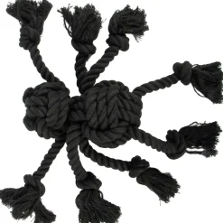 Hot Black Spider Rope Toy, 14In X 13In Halloween Dog & Pet Costumes