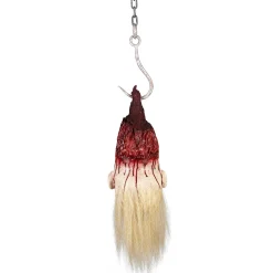 Party City Blonde Severed Head Latex & Vinyl Hanging Decoration, 7.75In X 23.25In| Get Axed