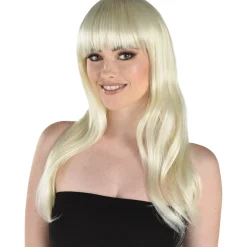 Best Blonde Straight Wig With Bangs Wigs