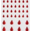 Clearance Blood Drop Body Jewelry 36Ct Makeup