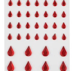 Clearance Blood Drop Body Jewelry 36Ct Makeup