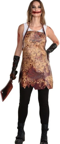 Sale Bloody Butcher Costume Accessory Kit For Adults Women Scary
