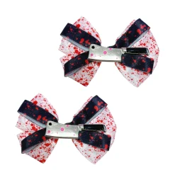 Outlet Bloody Cleaver Hair Bows, 2Ct Headbands, Tails