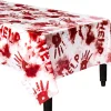 Party City Bloody Hands Table Cover| Get Axed