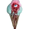 Party City Bloody Peppermint Ice Cream Cone Latex Prop, 3.5In X 7In| Chop Shop