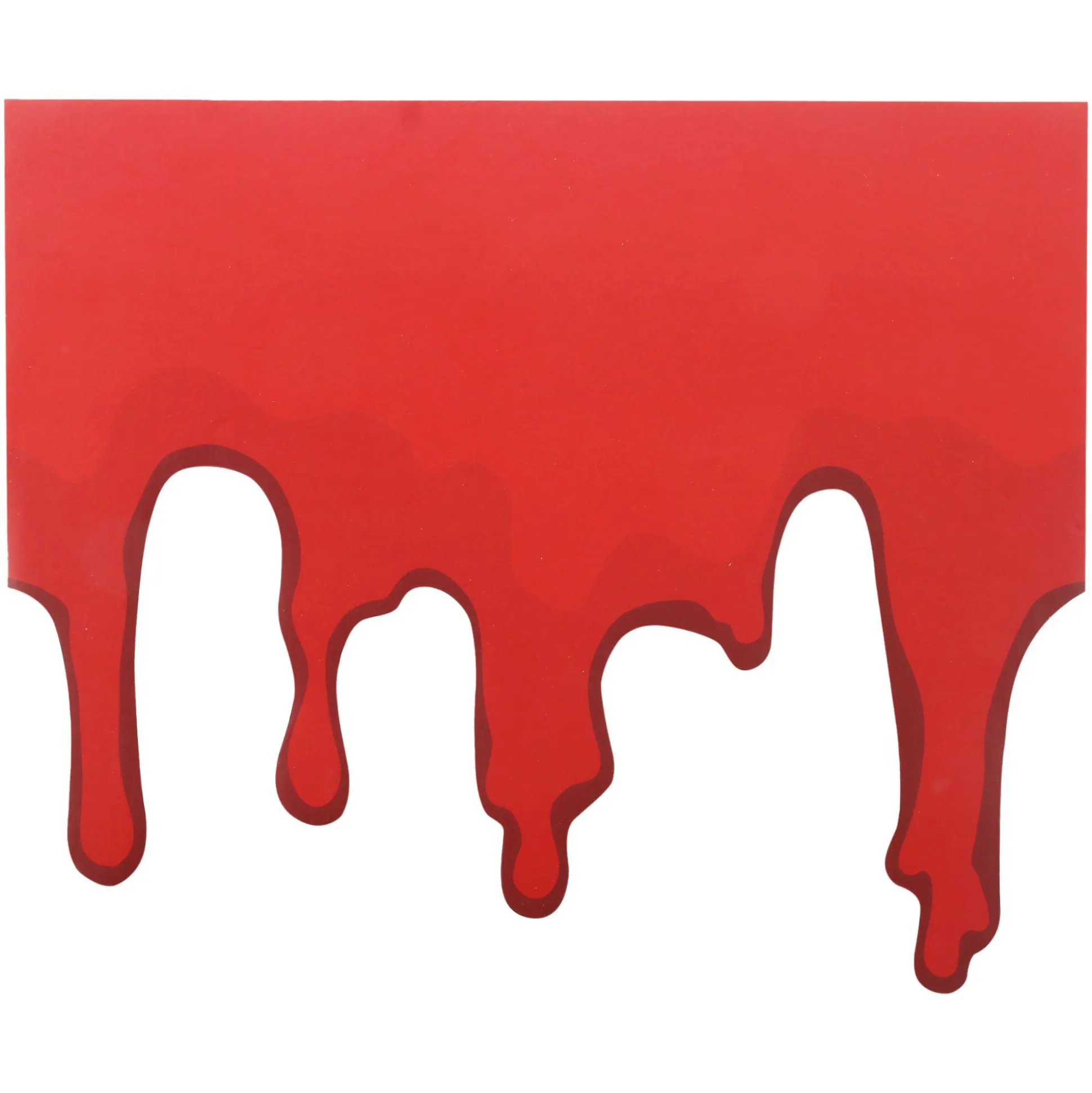 Party City Bloody Plastic Borders, 12In X 10In, 12Ct| Decorations