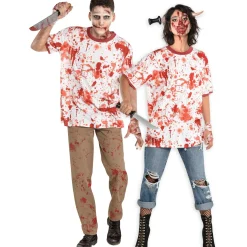 Cheap Bloody Ringer T-Shirt For Adults Couples' Costumes