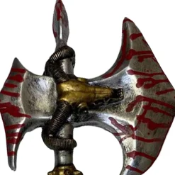 Party City Bloody Silver Battle Axe, 31.5In - High-Density Foam Prop| Weapons