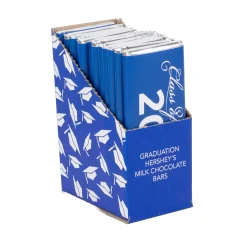 Best Sale Blue Class Of 2023 Milk Chocolate Candy Bar, 1.5Oz Chocolate Candy