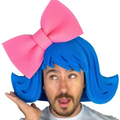 Shop Blue Hair Foam Party Hat For Adults Hats