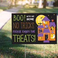 Party City Boo Not Home Trick-Or-Treat Yard Sign| Yard Stakes & Signs