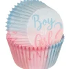 Best Sale Boy Or Girl Gender Reveal Paper Baking Cups, 75Ct - The Big Reveal Baking Supplies