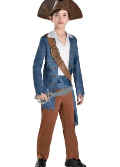 Party City Boys' Shipwrecked Pirate Costume|Boy Pirate