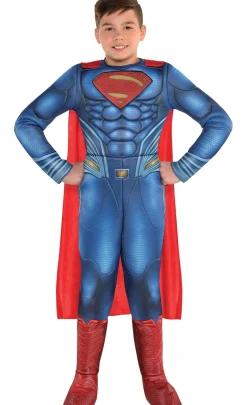 DC Comics Boys Superman Muscle Costume - Justice League Part 1|Boy Superhero