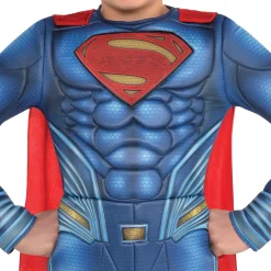 DC Comics Boys Superman Muscle Costume - Justice League Part 1|Boy Superhero