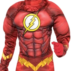 DC Comics Boys The Flash Muscle Costume - New 52|Boy Superhero