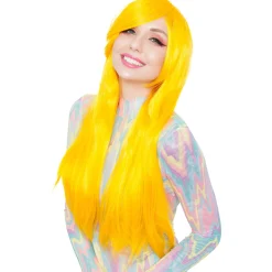 New Bright Yellow Wig Wigs