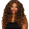 Store Brunette Long Wavy Volume Wig Wigs
