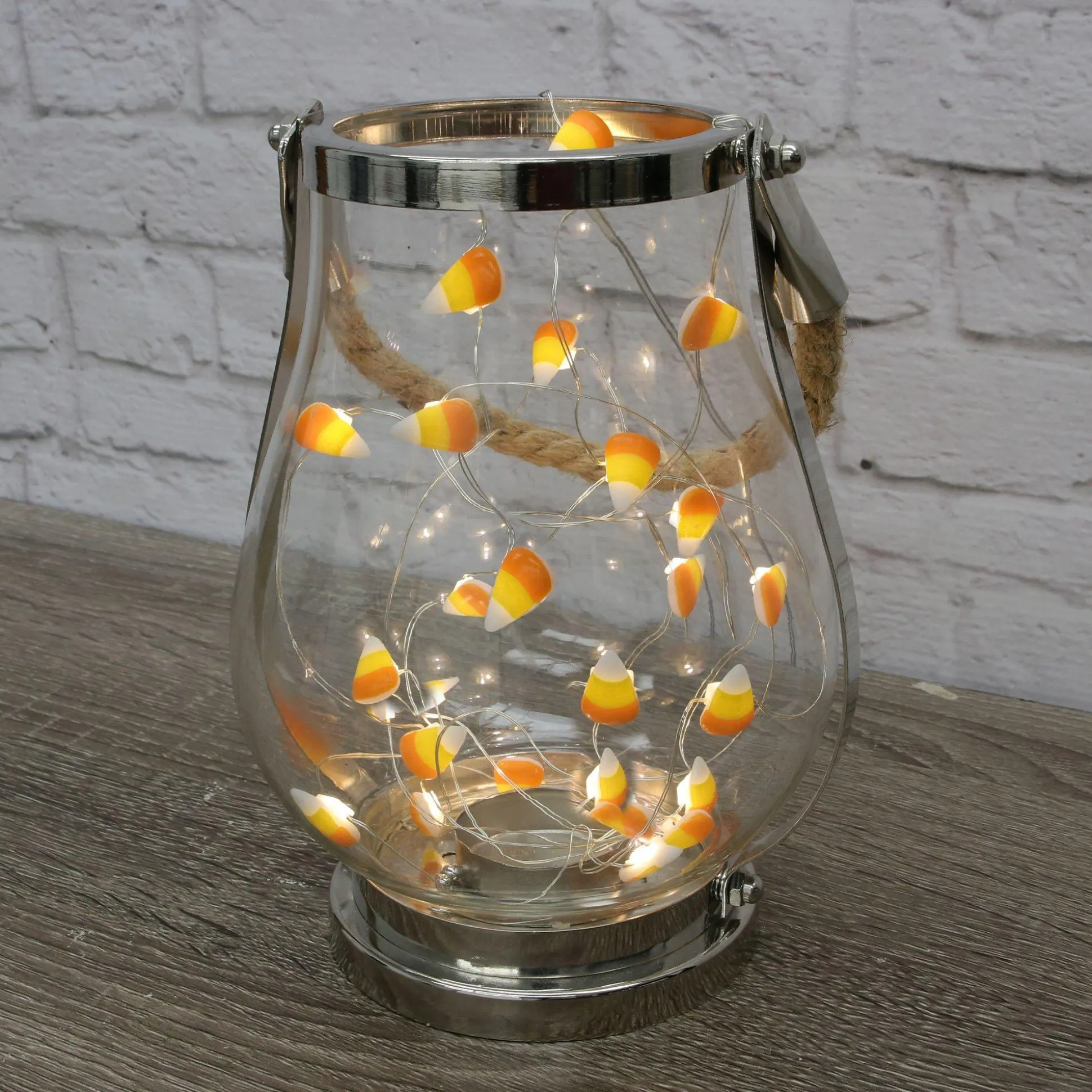 Party City Candy Corn Led Fairy String Lights, 20 Bulbs, 6.3Ft| Strobe Lights & Black Lights