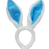 Discount Caribbean Blue Bunny Ears Headband Headbands, Tails