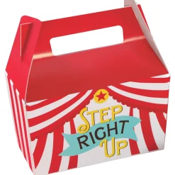 Discount Carnival Cardstock Treat Boxes 8Ct Baking Supplies