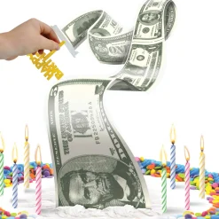 Discount Cash Stash Birthday Cake Topper Baking Supplies