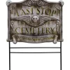Party City Cemetery Yard Sign| Tombstones & Fencing