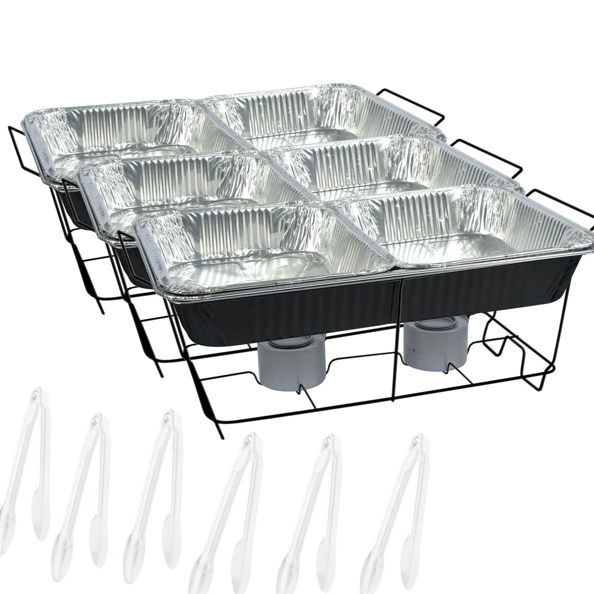 Party City Chafing Dish Buffet Set 24Pc| Boneyard Glam