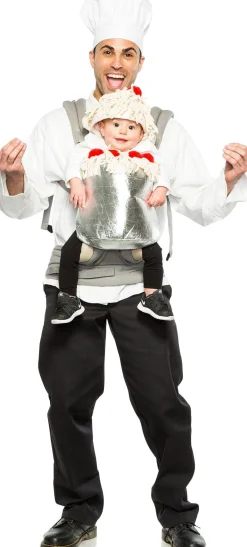 Party City Chef & Spaghetti Baby & Me Costume|Women Funny