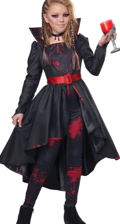 Party City Child Bad Blood Vampire Costume|Girl Scary