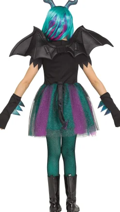 Party City Child Dark Dragon Costume|Girl Animal & Bug