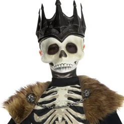 Party City Child Dark King Skeleton Costume|Boy Scary