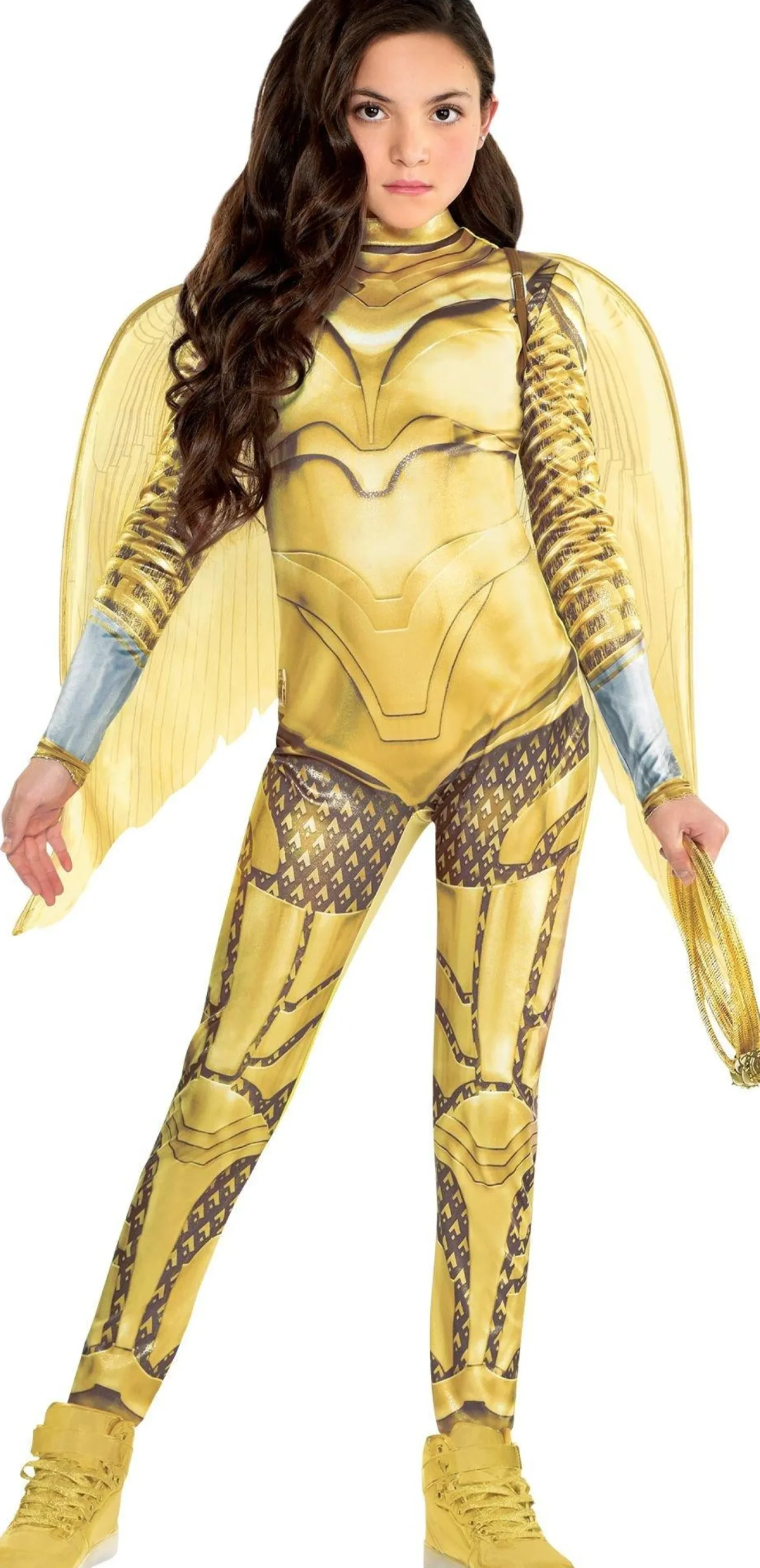Party City Child Gold Armor Wonder Woman Costume - Ww 1984|Girl Superhero